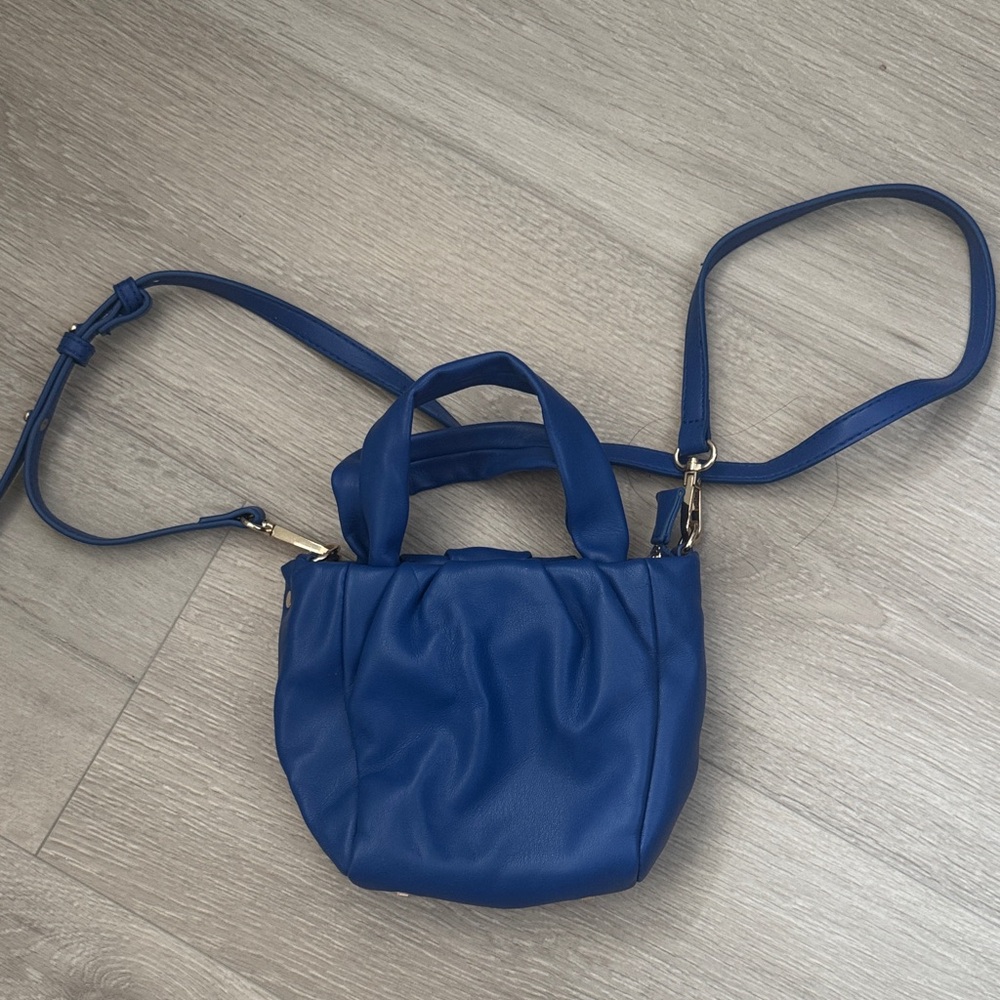 Zara Cobalt Blue Mini Crossbody Tote - Chic Women’s Mini Bag